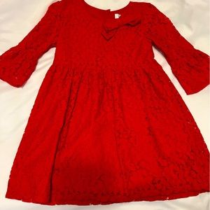 Red Crown & Ivy Girl dress. Size 7